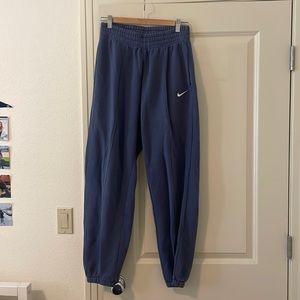Navy blue Nike sweatpants